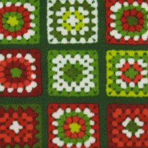 Anti Pill Fleece Print - MONTANA - 107 - Green