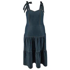 Camisole sleeveless denim dress AY3471